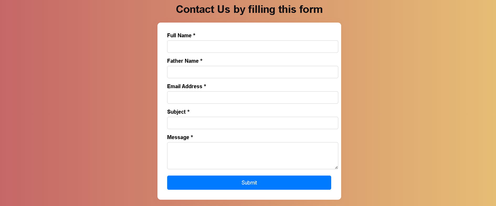 Contact Form